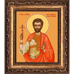 Александр Севастийский мученик. Икона на холсте.
