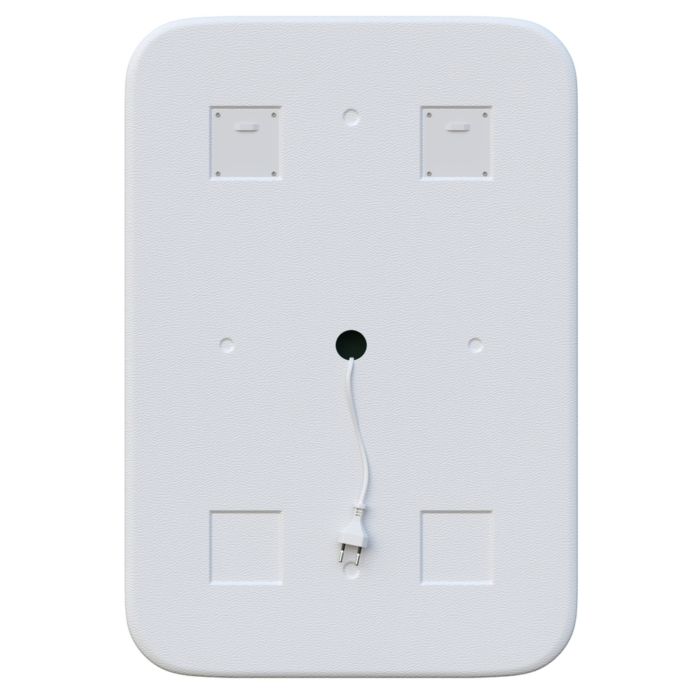 Зеркало MIXLINE "Мальта-3" 550*800 (ШВ) сенсорный выключатель, часы внешней настройки + подогрев