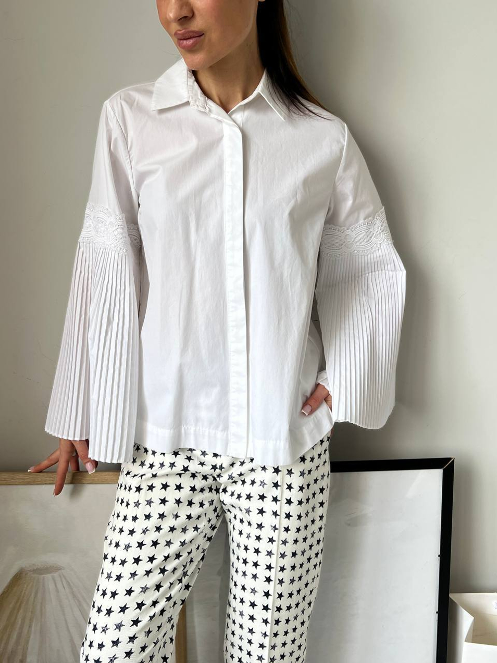 Хлопковая блузка Uterque, s/m