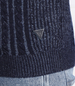 гольф bicolor cable GUESS - темно-синий(M2BR22 Z31D0)