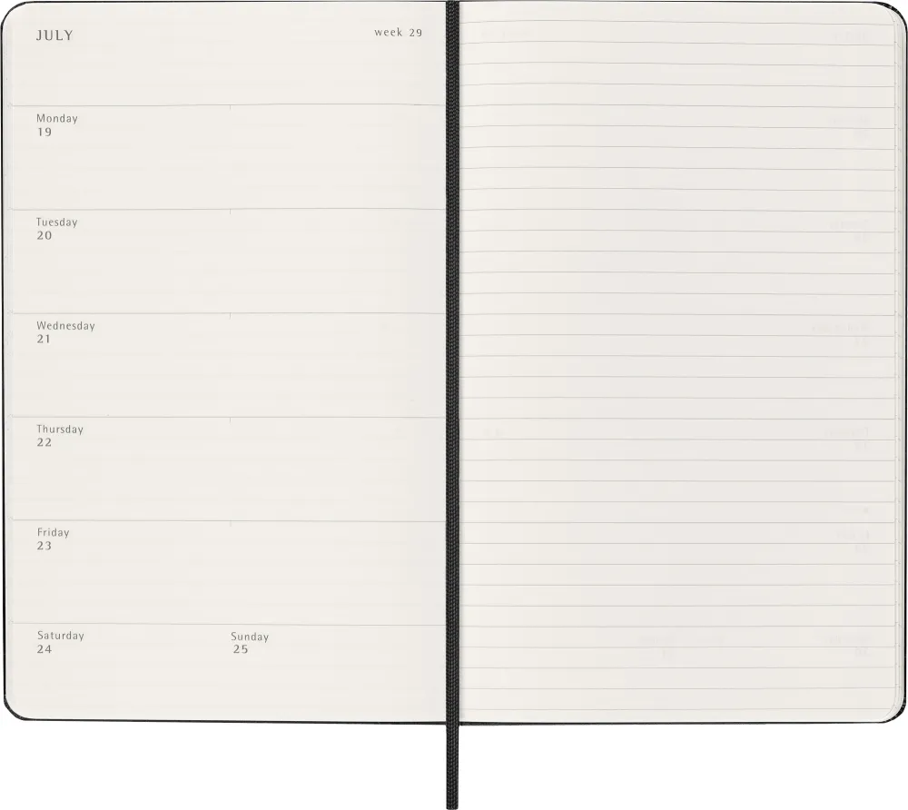 Еженедельник Moleskine Classic WKNT Large на 2027 год (DHB12WN3) 3