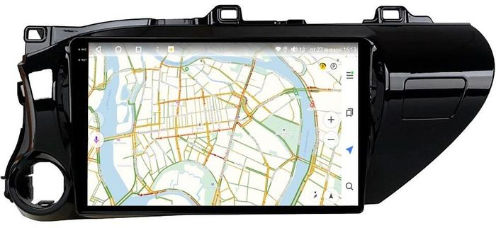 Магнитола для Toyota Hilux 2015+ - Vaycar VA77-1077-2K на Android 13, Быстрая, 2K QLED, CarPlay,4G SIM-слот