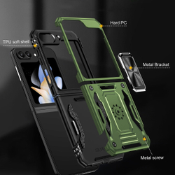 Чехол Safe Case с кольцом и защитой камеры для Samsung Galaxy Z Flip 6