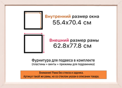 Рама 55x70 для картин и фотографий