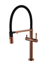 Смеситель для кухни UNO BRUSHED BRONZE c краном для питьевой воды
