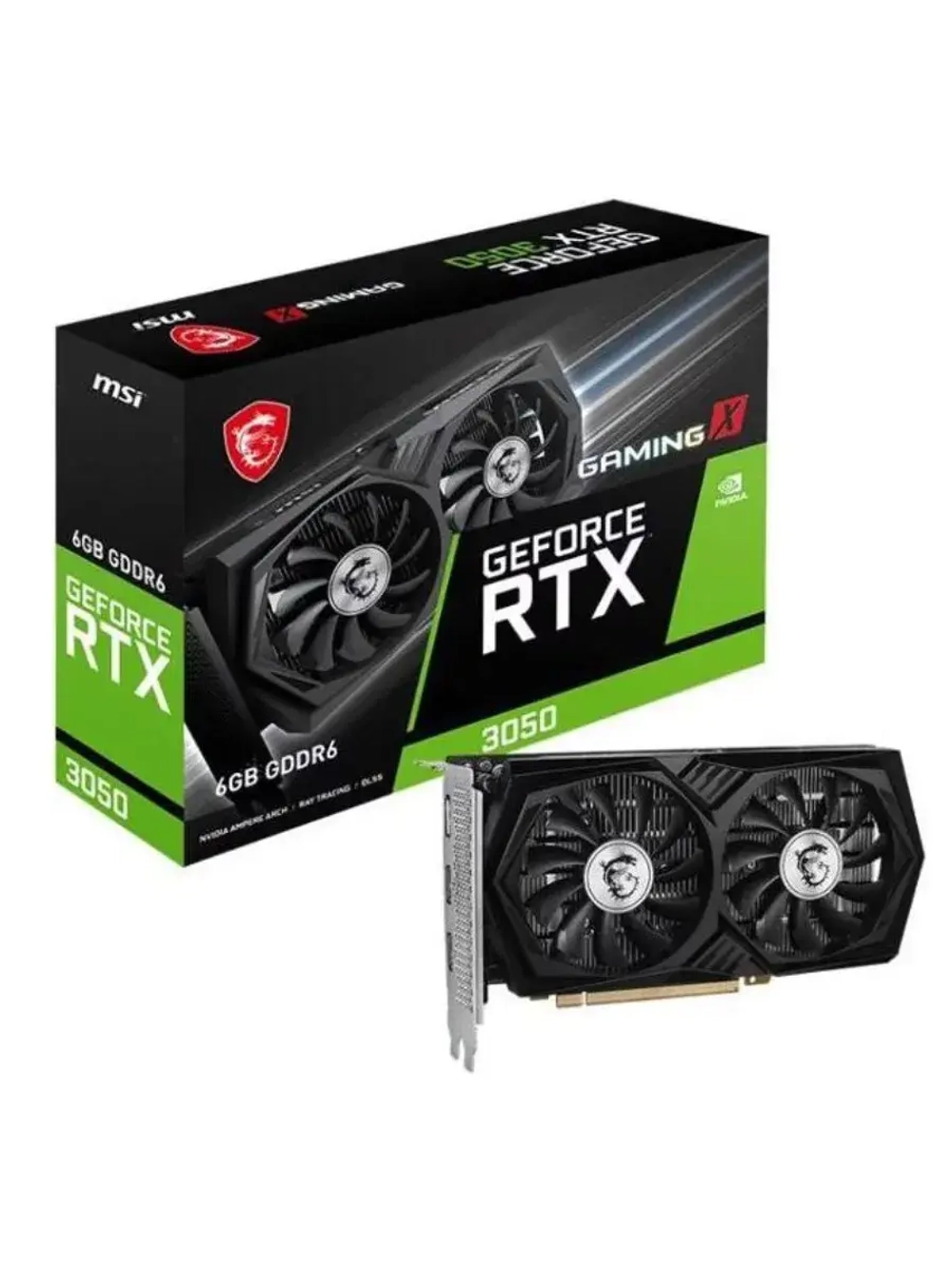 Видеокарта GeForce RTX 3050 602-V812-58S 6 ГБ 602-V812-58S
