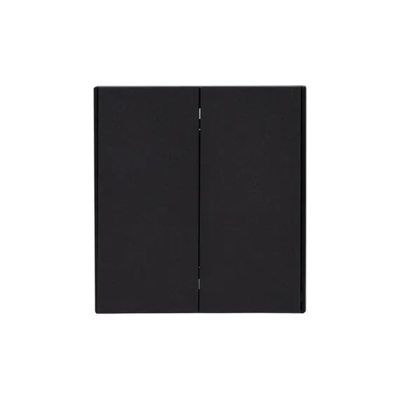 Переключатель перекрестный двухклавишный KRANZ Miele Strong Антрацит KR-78-0733-5
