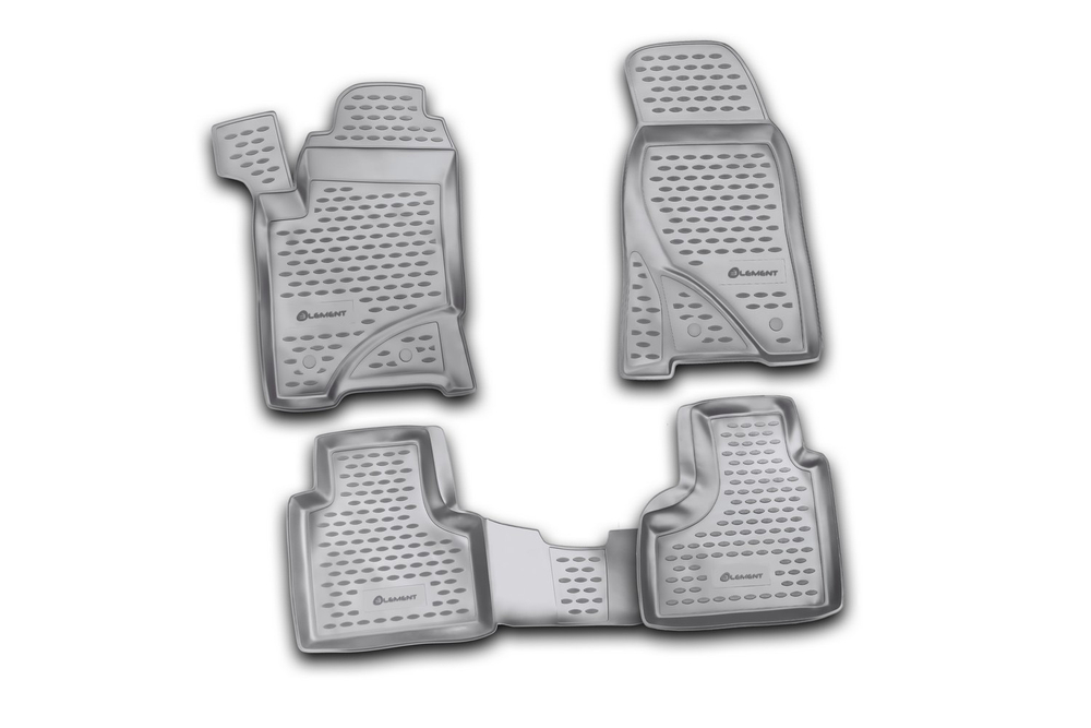 Коврики в салон CHEVROLET NIVA 2009-2020, LADA NIVA I, Travel 2020-˃, внед., 4 шт. (полиуретан)