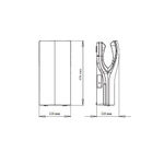 Сушка для рук Dualflow Plus HDR-WHT-M14A