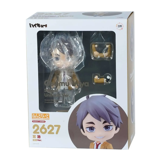 Фигурка аниме Nendoroid Волейбол Haikyuu Осаму Мия Osamu Miya School Uniform Ver 10см — дополнительное фото