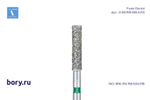 Бор алмазный зеленый  Frank Dental типа FG - D.837KR.018.G.FG