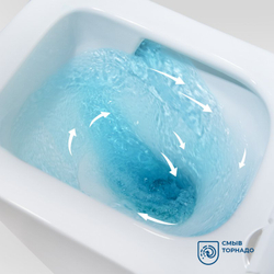 Унитаз подвесной безободковый с сиденьем микролифт BelBagno DUE BB5171CH-TOR/SC