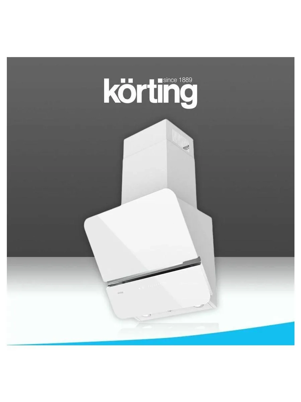 Наклонная вытяжка Korting KHC 69499 GW