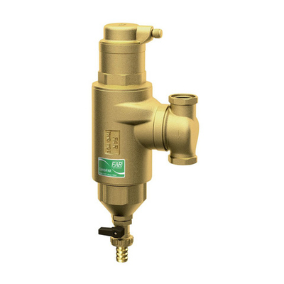 Сепаратор воздуха и шлама поворотный FAR 2229 COMBIFAR - 3/4" (ВР/ВР, PN10, Tmax 110°C)
