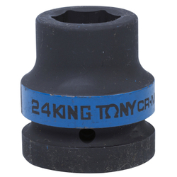 Головка торцевая ударная шестигранная 1", 24 мм KING TONY 853524M