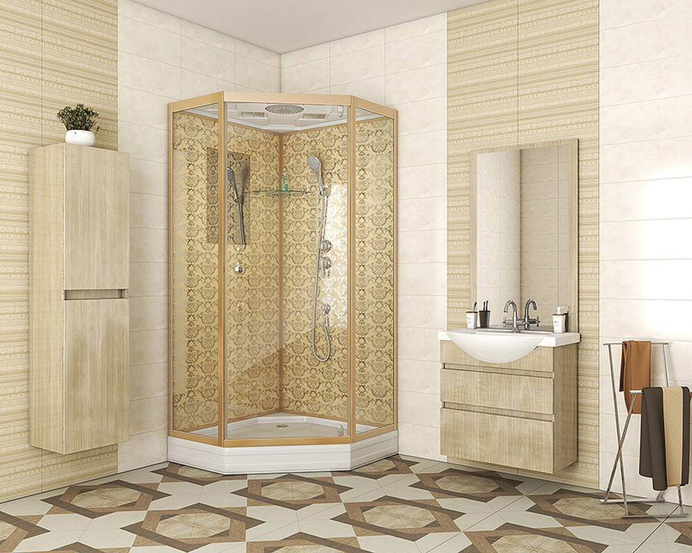 Душевая кабина Niagara Luxe 90x90 NG-7701DG без гидромассажа