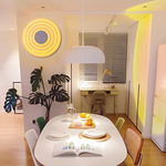 Wall design lamp Concentric by Marset