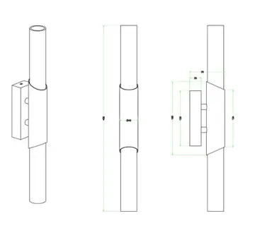 Настенный светильник 2*G9 ZRS.19020.2 латунь TWIN Zortes