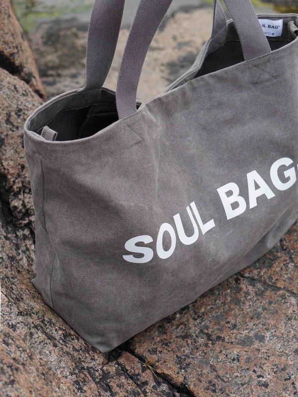 Сумка Soul Bag+ Камень серая - фото 6