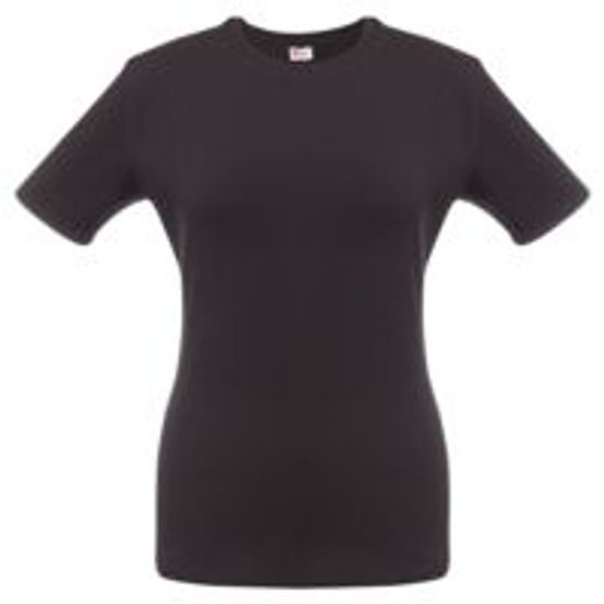Футболка женская T-bolka Stretch Lady, черная
