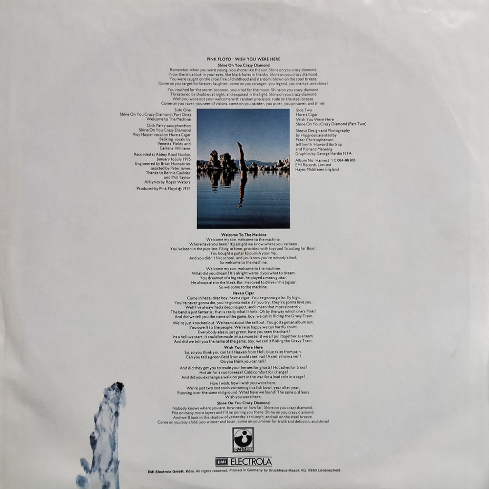 Pink Floyd / Wish You Were Here (LP)