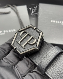 Ремень Philipp Plein Hexagon PVD Black