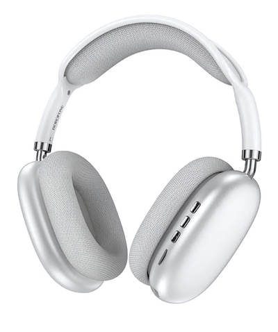 Bluetooth - гарнитура Borofone BO22, накладные, BT5.3, 400mAh Silver