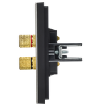 FORTE&PIANO Аудиорозетка 4-местная FP739M металл никель IEK