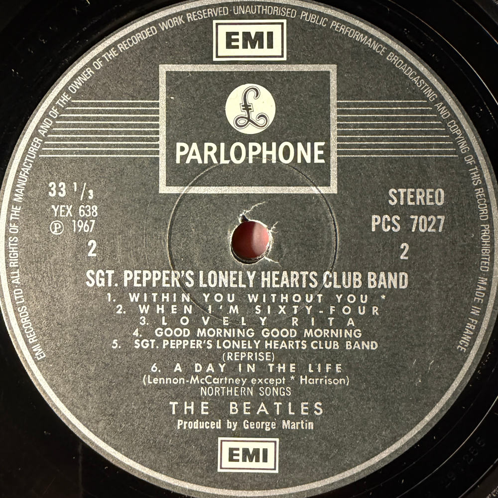 The Beatles ‎– Sgt. Pepper's Lonely Hearts Club Band (Франция 1973г.)