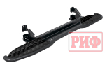 Пороги силовые Toyota Land Cruiser Prado 150 (чёрные) РИФ