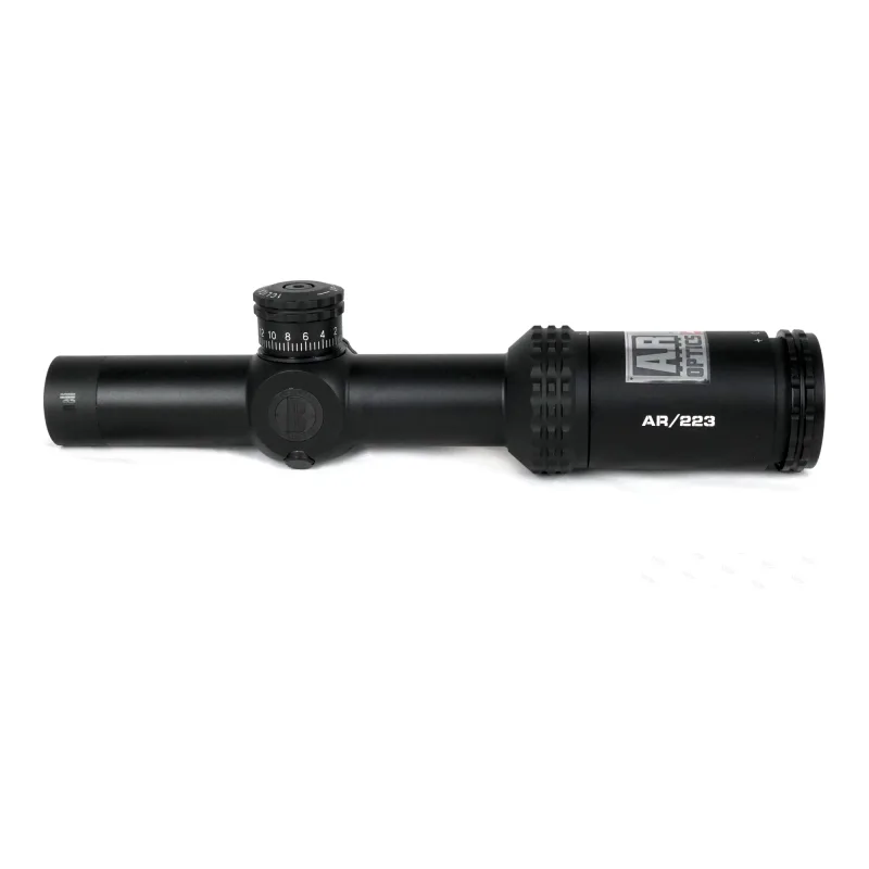 Оптический прицел Bushnell AR OPTICS 1-4x24 (AR91424) - вид сбоку, черный корпус и маховик