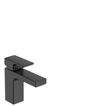 Смеситель для раковины Hansgrohe Vernis Shape однорычажный, 100 CoolStartart матовый чёрный 71594670