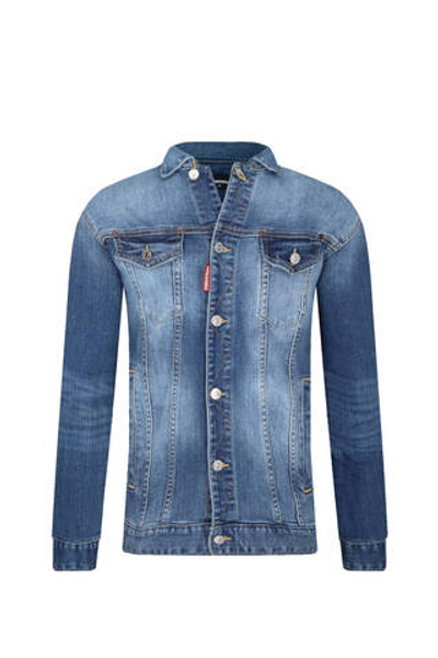Джинсовая куртка Dsquared2 - голубой(DQ0395 D0A6M)