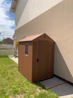 Пластиковый сарай Keter Darwin 4x6 brown