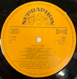 Виниловая пластинка Сборник – Ragtime LP