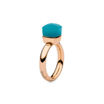 Кольцо Qudo Firenze turquoise opal 18 мм 610616/17.8 BL/G размер 17,8