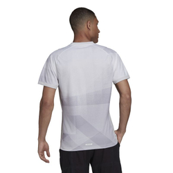 Футболка мужская теннисная Adidas Freelift Tokyo T-Shirt Primeblue HEAT.RDY M - white/dash grey/black