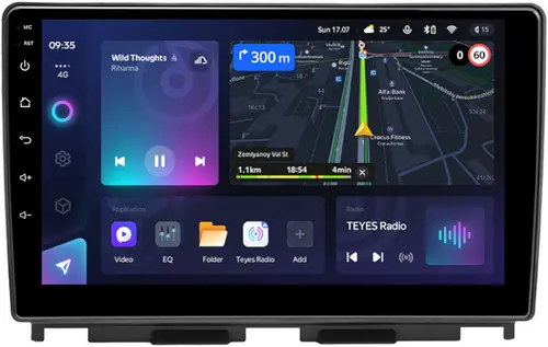 Магнитола для Lada Iskra 2025+ (штатная КЗВ) - Teyes CC3L монитор 10" IPS на Android 10, CarPlay, 4G SIM-слот