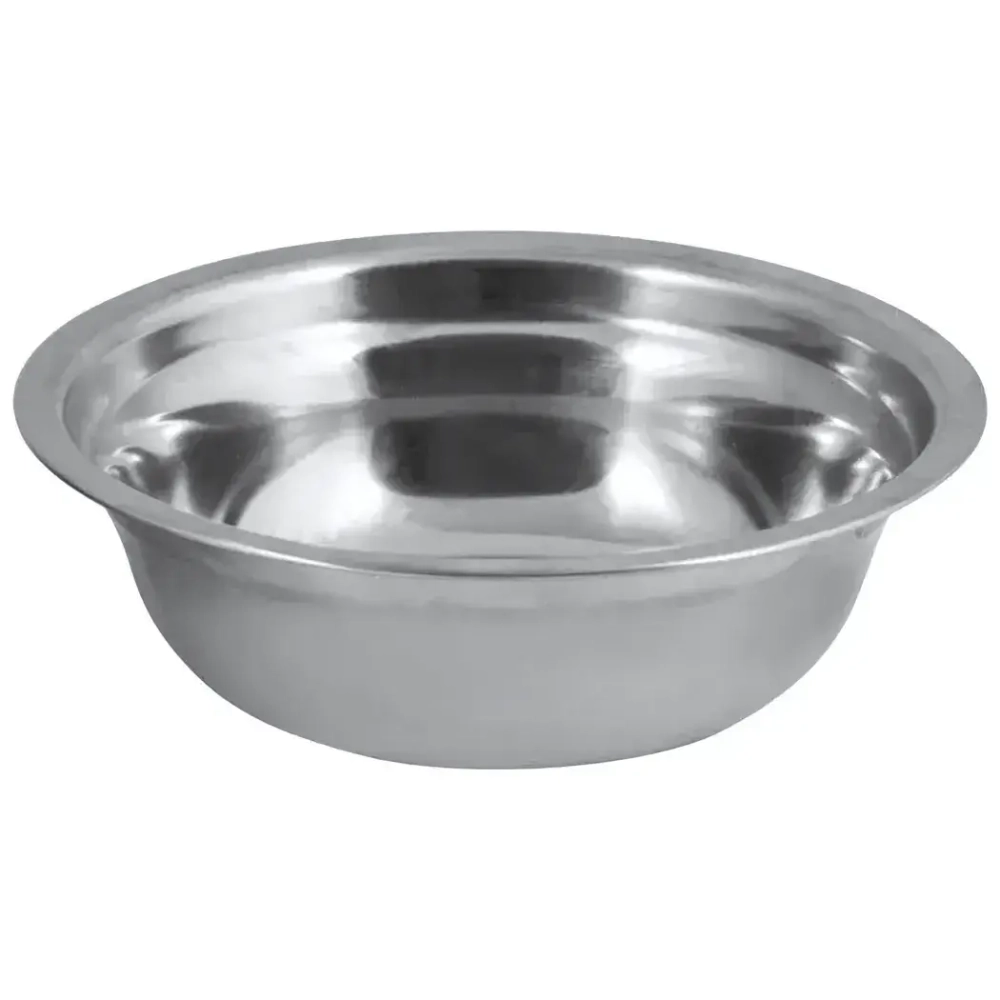 Миска Bowl-15, объем 0,5 л, с расширенными краями, из нерж стали, зеркальная полировка, ди