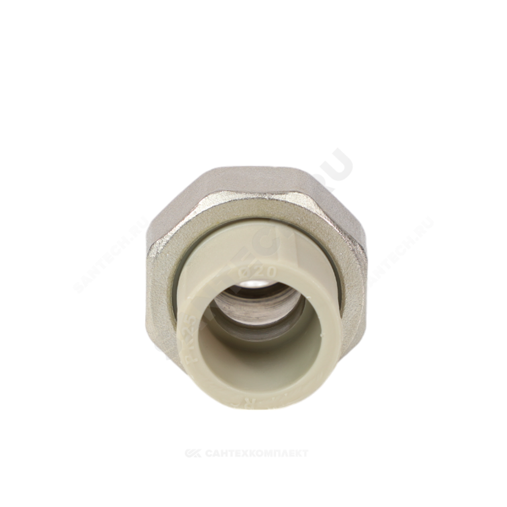 Муфта PP-R комбинированная разъемная серая Дн 40х1 1/4" НР VALFEX 10156032Г
