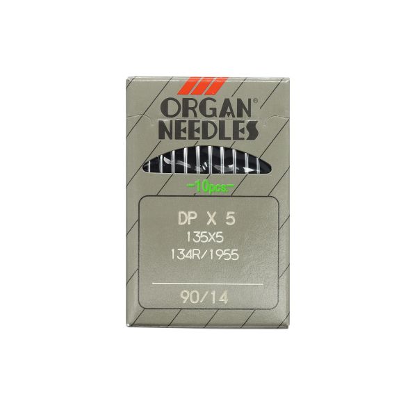 Иглы для промышленных швейных машин DPx5, №90, 10 шт, Organ