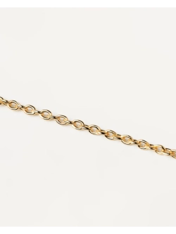 Браслет Charms Chain серебро 925 пробы покрытое золотом