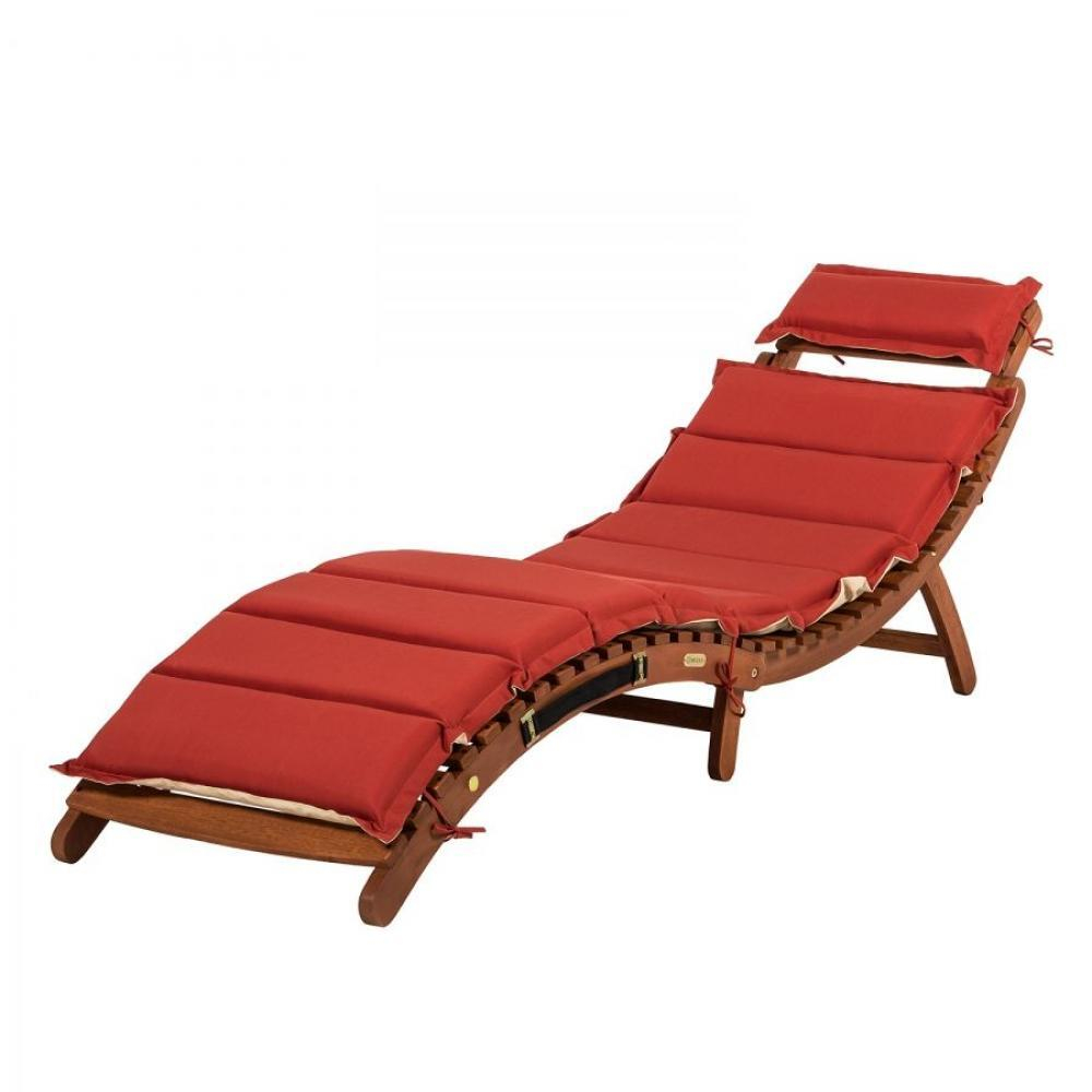 Шезлонг-лежак Afina AFM-803A Beige-Terracotta