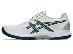 Мужские кроссовки для бадминтона/сквоша Asics Powerbreak FF — white/tranquil teal