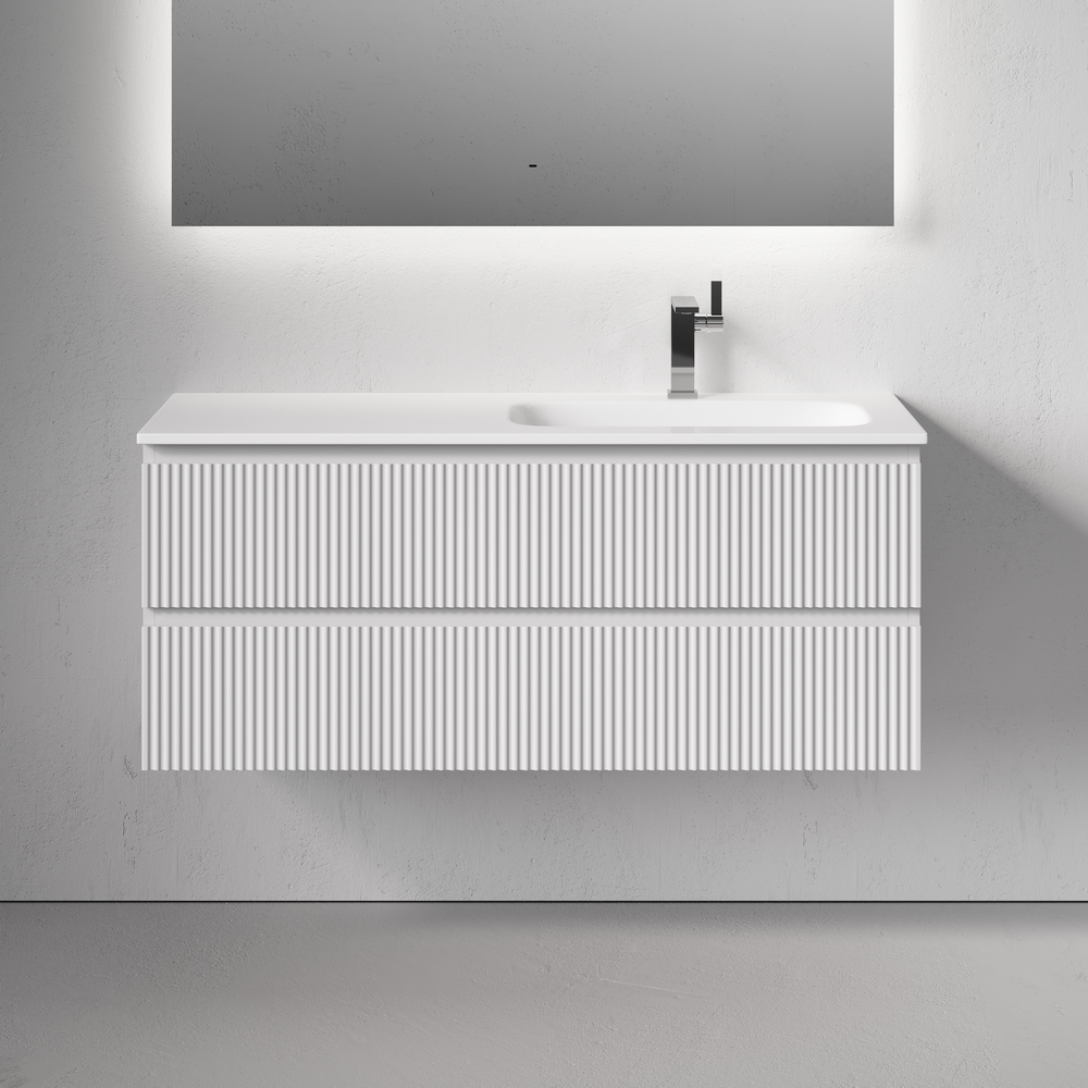 Тумба подвесная Sancos Snob R правая 1195х445х500, SNR120RW, арт. SNR120RW