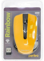 Мышь беспроводная PERFEO RAINBOW PF-3438 3 кн черно-жёлтая