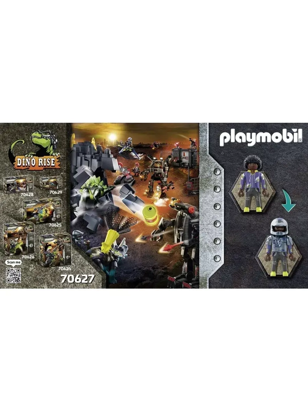 Набор Трицератопс: Охота за камнями Playmobil 70627