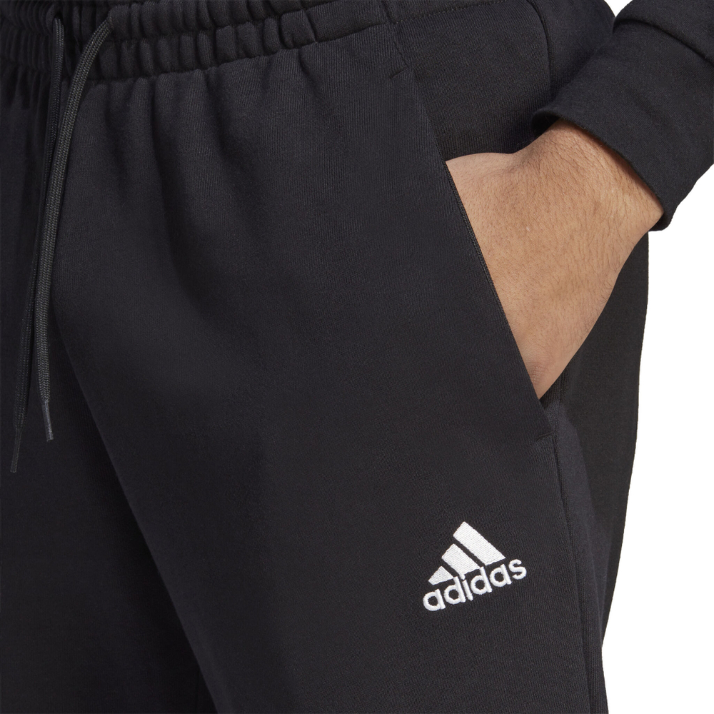 Мужские теннисные штаны adidas Small Logo French Terry Tapered Cuff Training Pants Men - Black