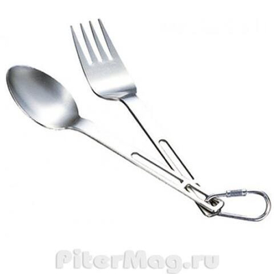 Evernew Ti Spoon & Fork Set [eca349]