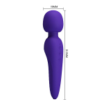 Фиолетовый wand-вибратор 21,5см Pretty Love Meredith BI-014668-3